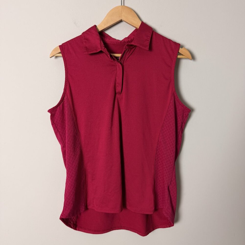 2/$30 Tail Sleeveless Golf Pink Top Large